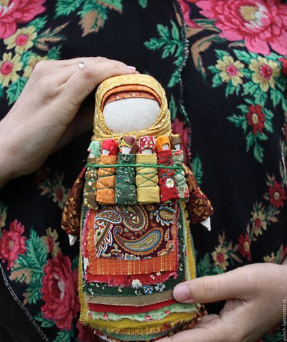 Лоскуток и соломинка. Русские народные куклы своими руками