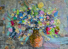 натюрморт с цветами Алевтина Шевалдина ляпочиха