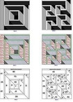 3D блоки для пэчворка лабиринт