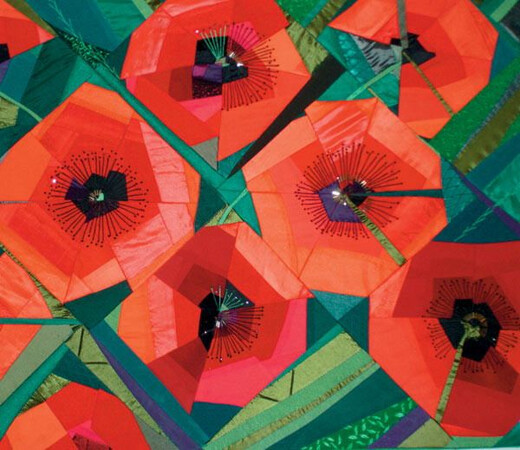 маки в пэчворке